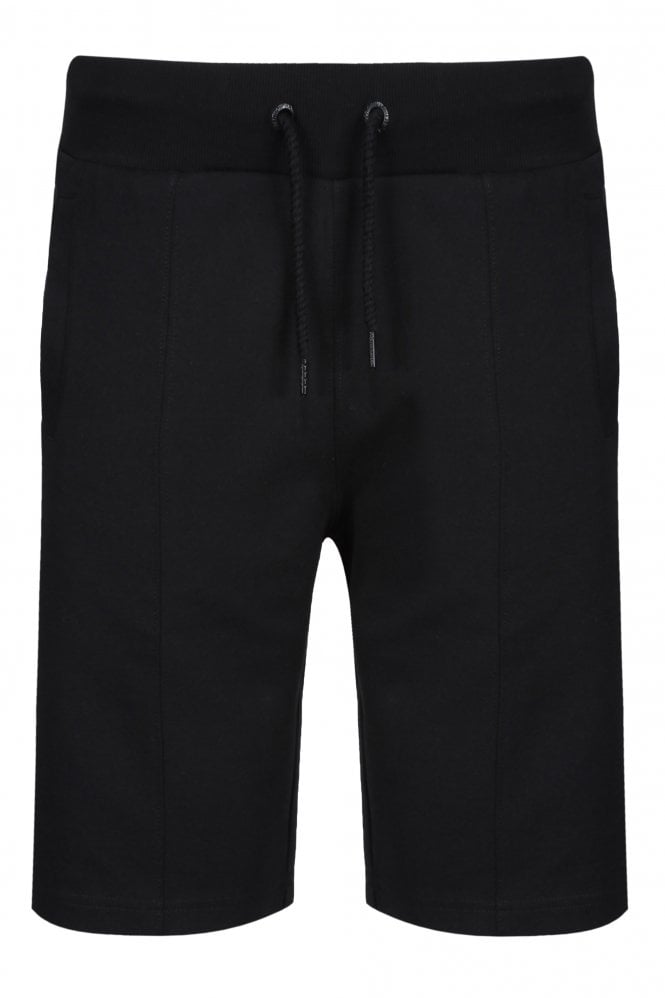 NAUTICA COMPETITION Lanong side logo Fleece Shorts | Black