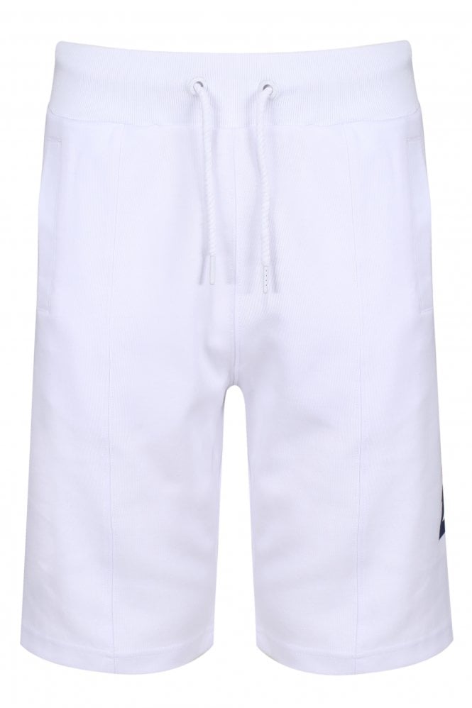 NAUTICA COMPETITION Lanong Side Logo Fleece Shorts | White