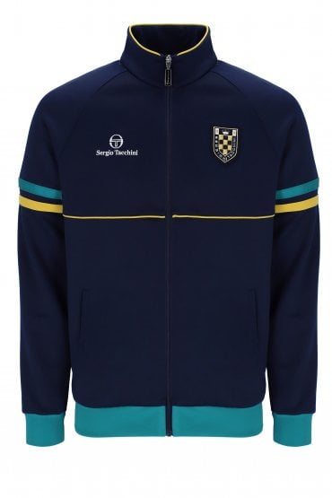 Orion Track Jacket + Sergio Tacchini Badge | Maritime Blue / Harbour Blue