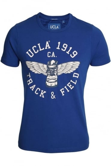 Tyler Sneaker T-Shirt | Red & Blue