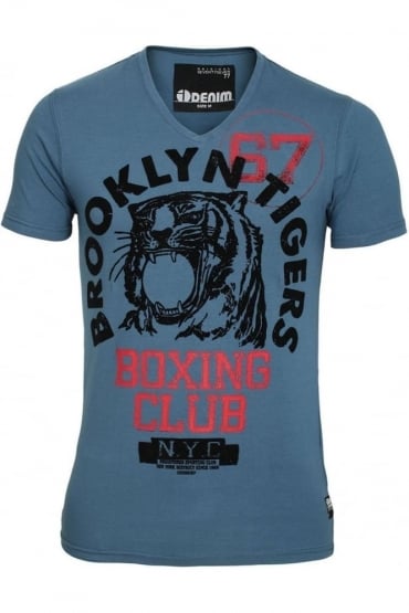 Brooklyn Tigers T-Shirt | Petrol Blue