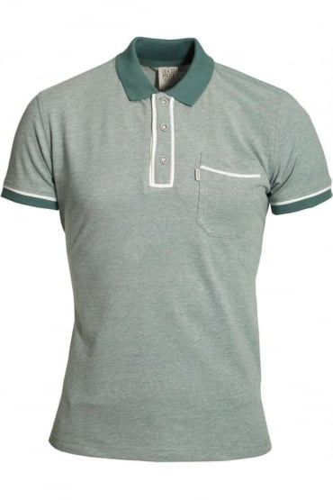 Lennox Polo Shirt | Eclipse Navy & Seapine Green