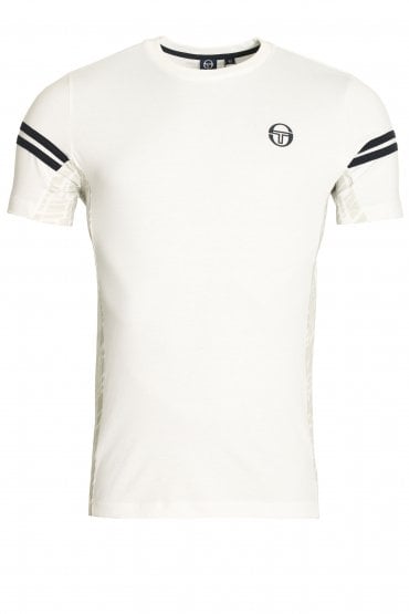 Celio Crew Neck T-Shirt | White/Navy