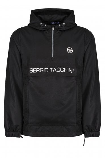 Cinto 1/4 Zip Pullover Hooded Anorak | Black