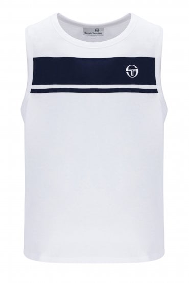 Damarindo Tank Top Vest | Maritime Blue/White
