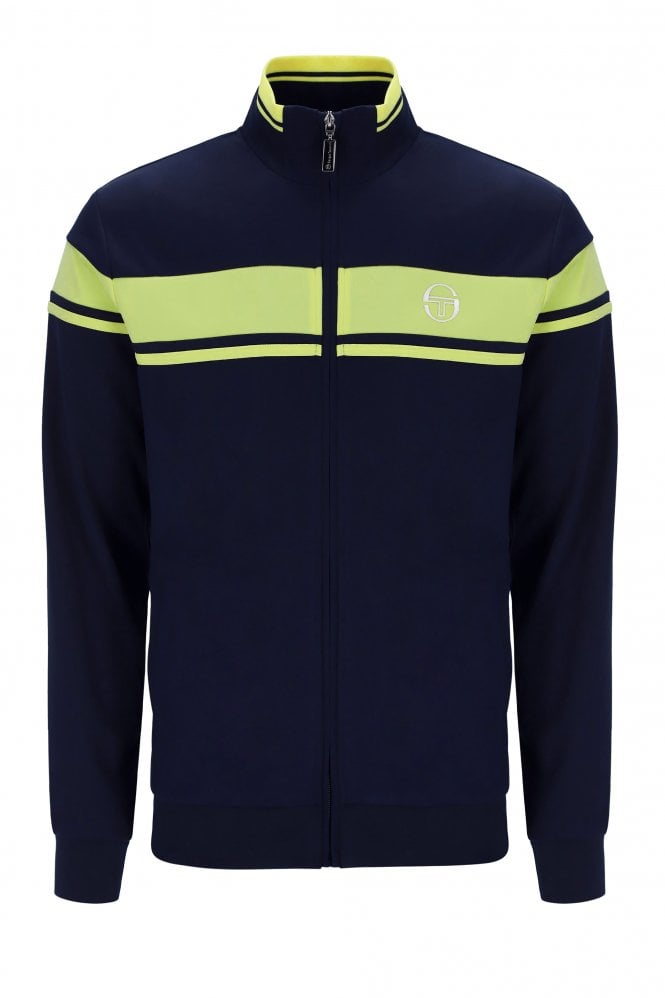 SERGIO TACCHINI Damarindo Track Jacket | Maritime Blue / Celery Green