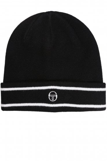 Dutton Beanie Hat | Black/White