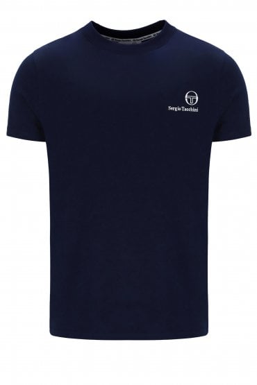 FELTON CREW NECK SHORT SLEEVE T-SHIRT | MARITIME BLUE