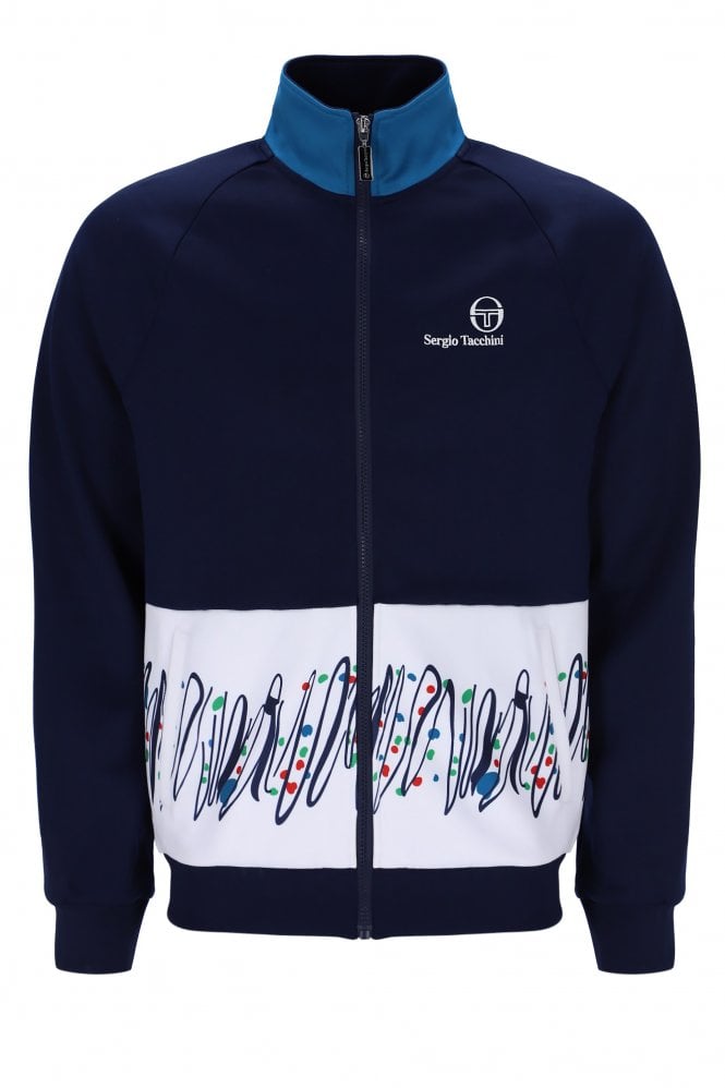 SERGIO TACCHINI Filzi TT Track Top | Maritime Blue / White / Mykonos Blue