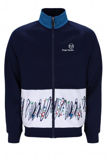 Filzi TT Track Top | Maritime Blue / White / Mykonos Blue