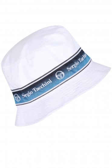 Fivo Unisex Bucket Hat | White/Campanula