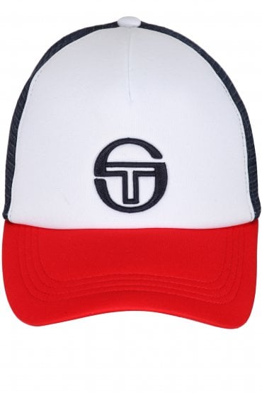 Frip Trucker Cap | Red/White/Navy
