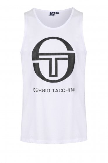 Funes Tank Top | White/Black