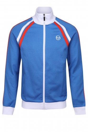 Ghibli Zip Through Mens Track Top | Palace Blue/Grenadine/White