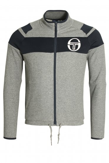 MONTE-CARLO Track Jacket | Dark Grey Mel/Navy