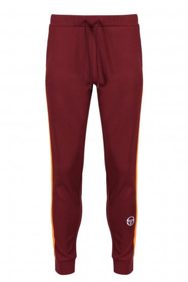 New Damarindo Jog Pants | Burgundy/Orange