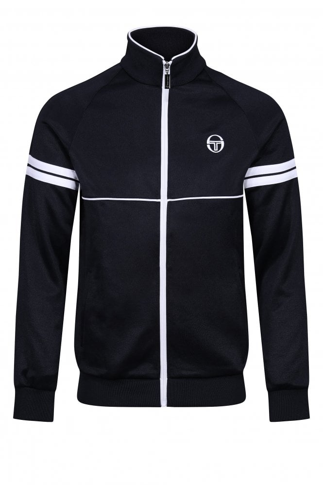 SERGIO TACCHINI Orion Zip Through Mens Track Top | Night Sky/White
