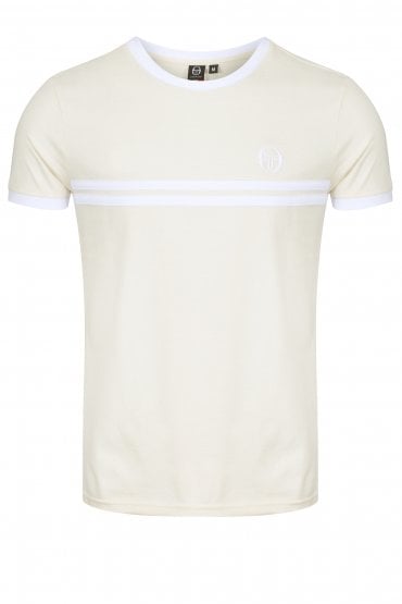 Supermac Crew Neck T-Shirt | Birch/White