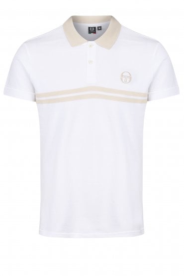 Supermac Polo Shirt | White/Birch