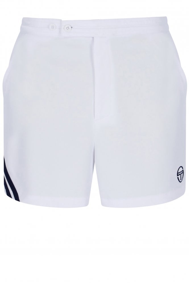 SERGIO TACCHINI Time Tennis Shorts | White Maritime Blue