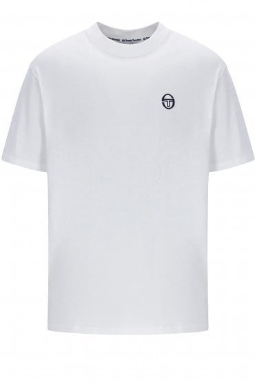 Volta Graphic Print Crew Neck Short Sleeve T-Shirt | White