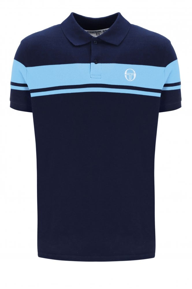 SERGIO TACCHINI Young Line Polo Shirt | Maritime Blue Baltic Sea