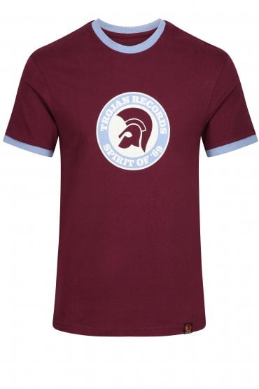 Records Spirit Of ’69 Logo T-Shirt | Burgundy