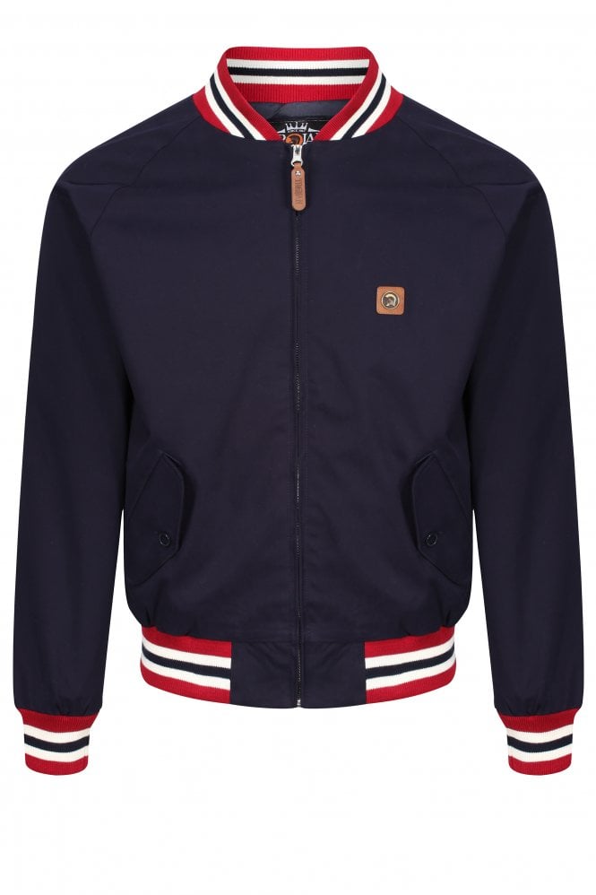 TROJAN SKA & SOUL Records Monkey Bomber Jacket | Navy