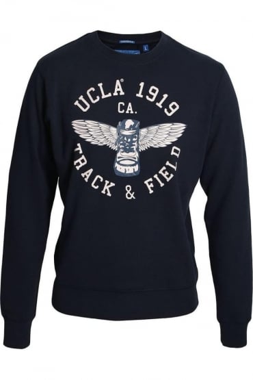 Brennen Sweatshirt | Grey & Peacoat