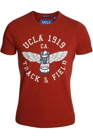 Tyler Sneaker T-Shirt | Red & Blue