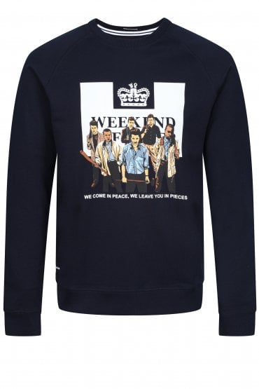 89 Graphic Print Sweatshirt | Navy