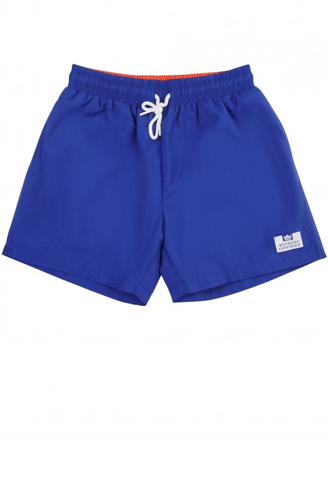 WEEKEND OFFENDER Amalfi Swim Shorts | Electric Blue