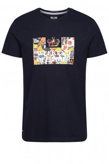 Badges T-Shirt | Navy