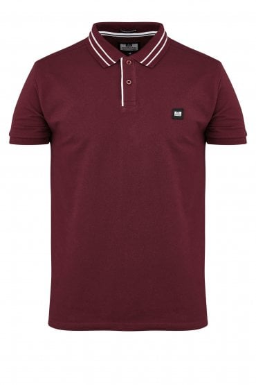 Bermejo Tipped Polo Shirt | Burgundy
