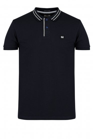 Bermejo Tipped Polo Shirt | Navy