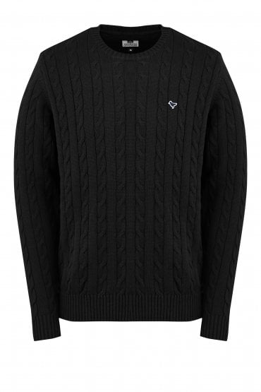 Bogota Crew Neck Jumper | Black