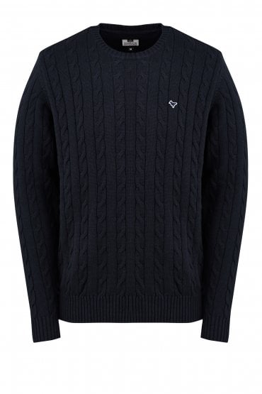 Bogota Crew Neck Jumper | Navy