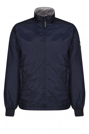 Bogota Reversible Quilted Mens Puffa Jacket - Navy