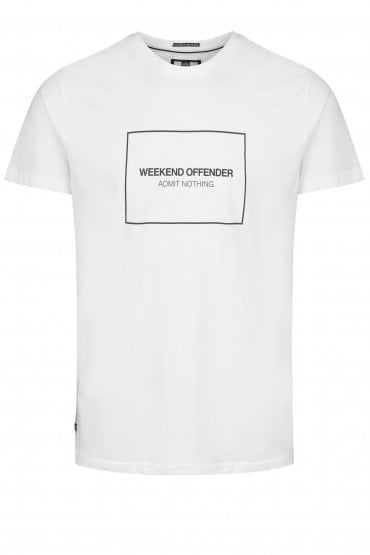 Box Outline T-Shirt | White