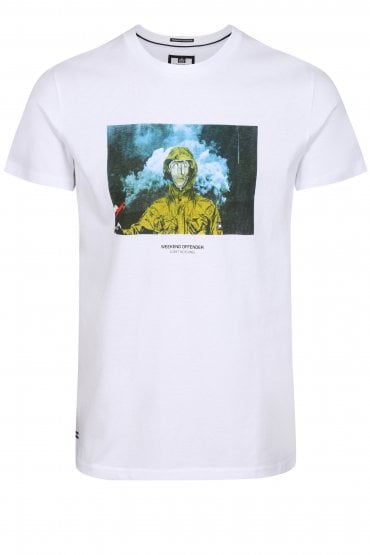 Fusee Graphic Print T-Shirt | White