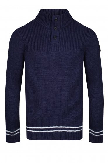 Gato Turtle Neck Sweater | Navy