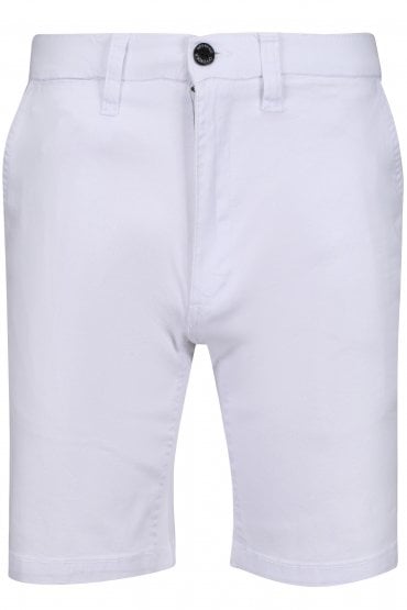 Ivan Woven Chino Shorts | White