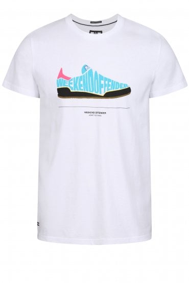 Jeans Graphic Print T-Shirt | White