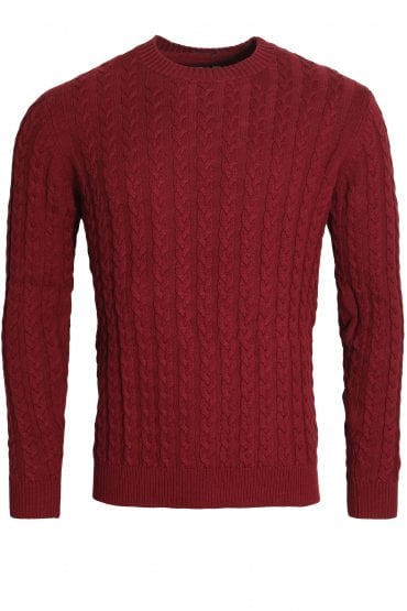 Monzon Crew Neck Sweater | Garnet