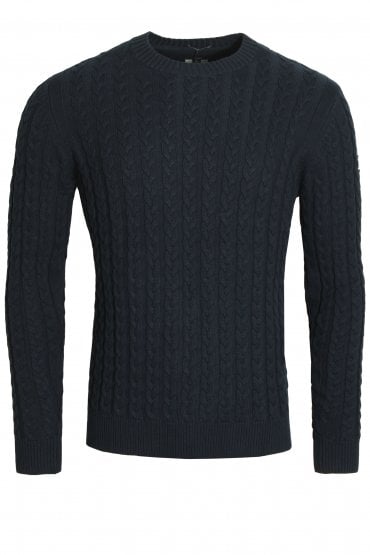 Monzon Crew Neck Sweater | Navy
