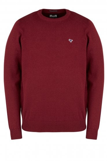 Napoli AW20 Crew Neck Jumper | Burgundy