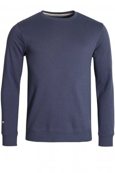 Olivares Crew Neck Sweatshirt | Light Navy