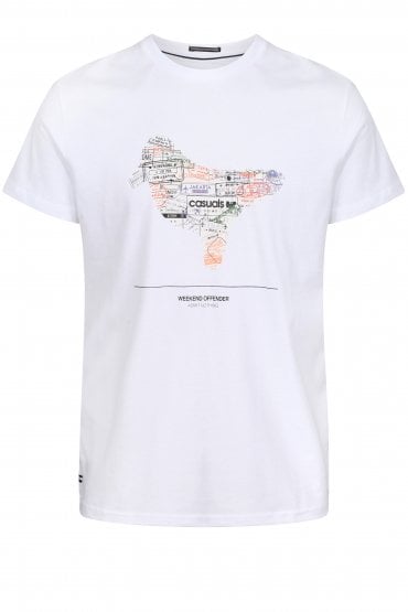 Stamps T-Shirt | White